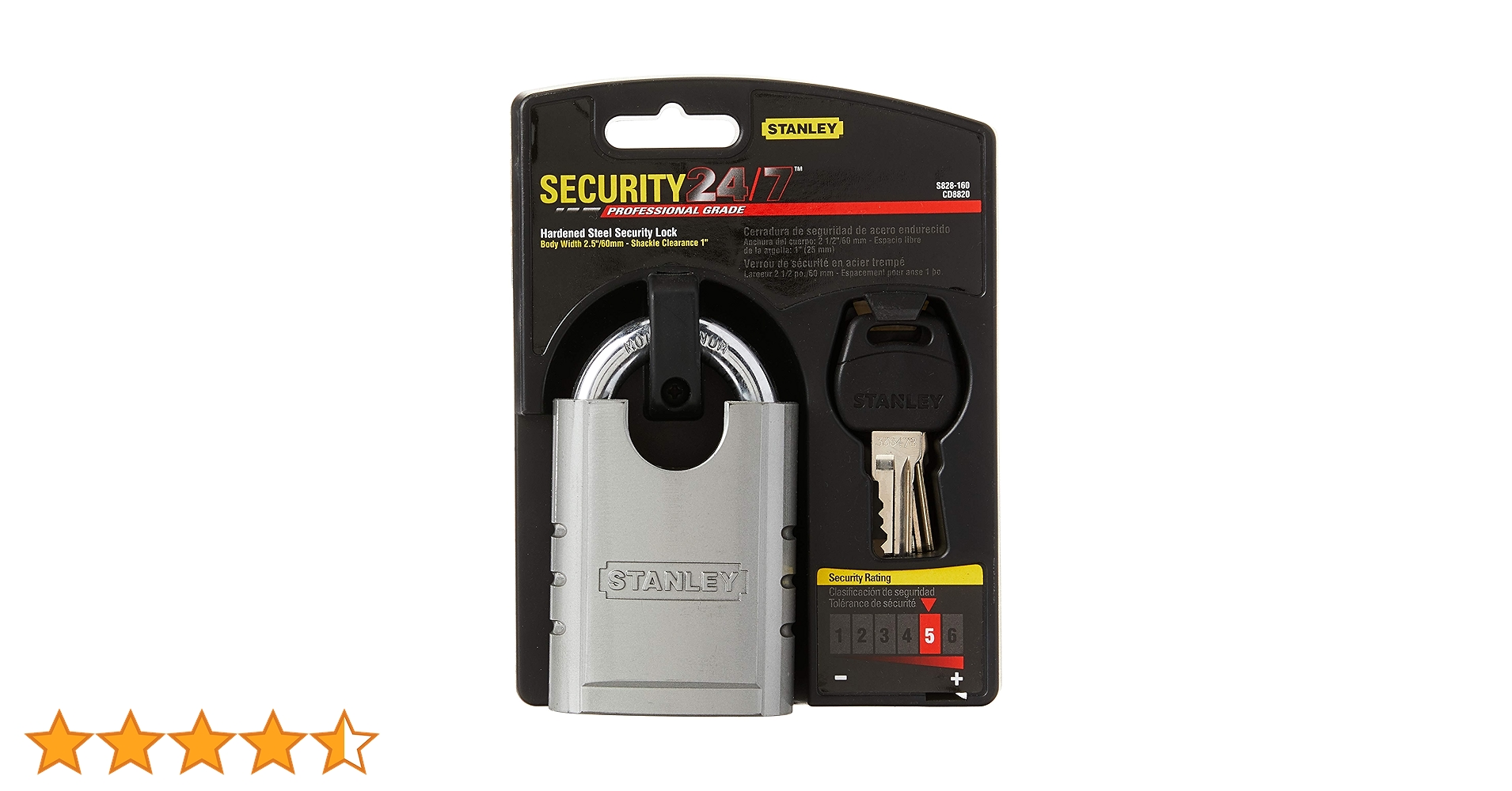 Stanley Hardware S828-160 CD8820 Shrouded Hardened Steel